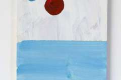 Untitled, 2025, Acrylic on panel, 51 x 40.5 cm.