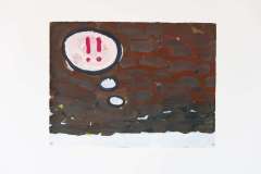 Untitled, 2025, Acrylic on paper, 57 x 76 cm