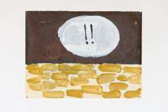 Untitled, 2025, Acrylic on paper, 57 x 76 cm.